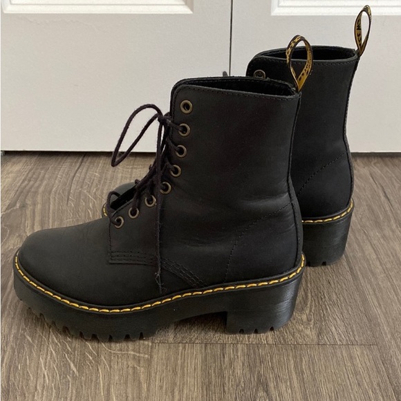 Dr Martens Shiver Hi Black Boots - Picture 2 of 8